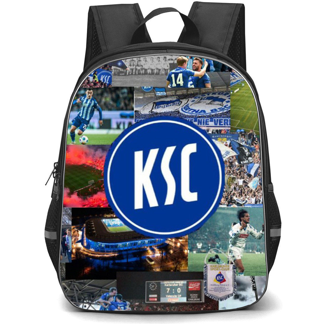 Karlsruher SC Backpack School Bag StudentPack - Logo Team Collage Poster Football Club