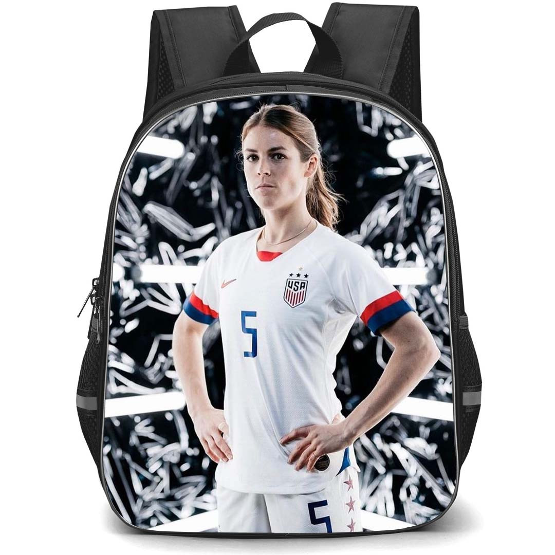 Kelley O'Hara Backpack StudentPack - Kelley O'Hara 5 United States Women's National Football Standing Portrait Poster