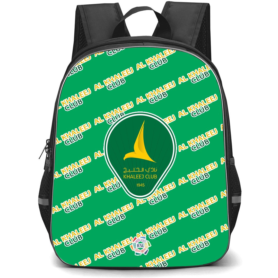 AL Khaleej Club Football Club Backpack StudentPack - Khaleej Football Club Medley Monogram Wordmark