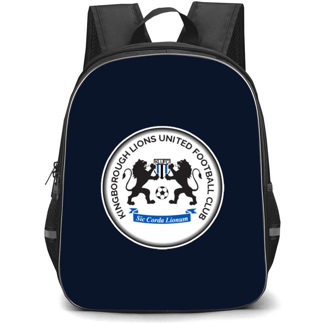 Kingborough Lions United Soccer Club Backpack School Bag StudentPack - Large Logo