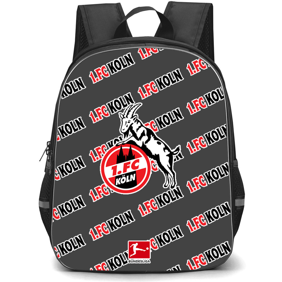FC Koln Football Club Backpack StudentPack - Koln Football Club Medley Monogram Wordmark