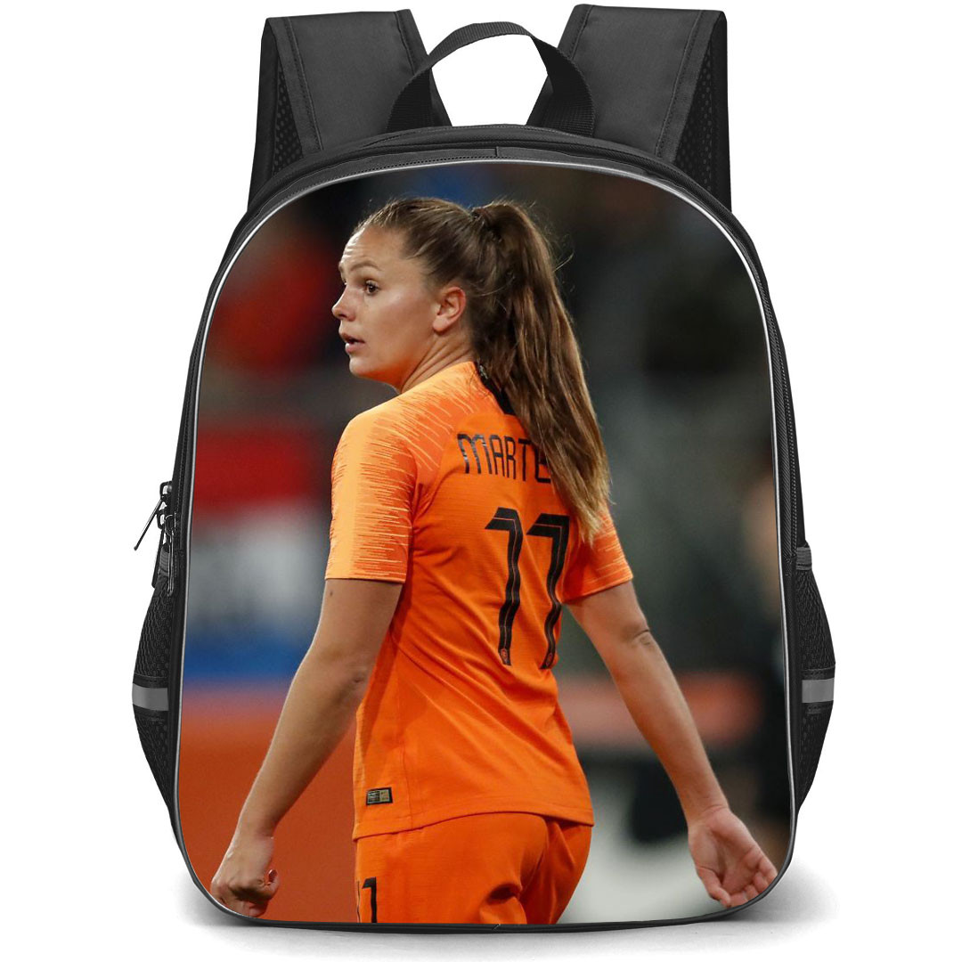 Lieke Martens Backpack StudentPack - Lieke Martens Netherlands Women's National Football Side Portrait Poster