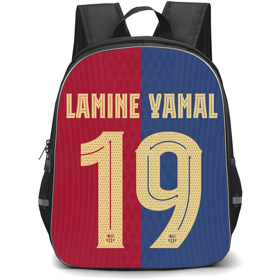 Lamine Yamal Backpack StudentPack - Lamine Yamal 19 FCB Jersey Poster