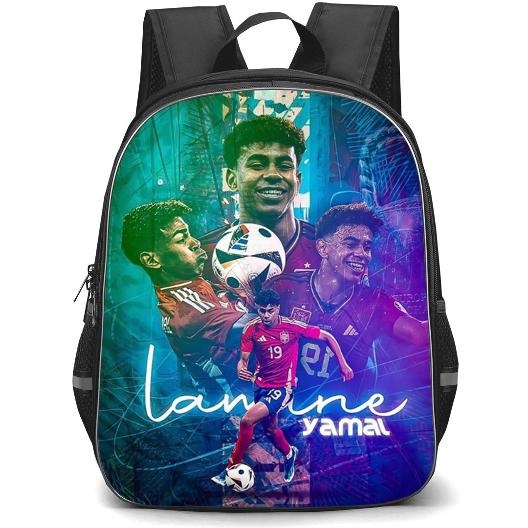 Lamine Yamal Backpack StudentPack - Lamine Yamal Digital Art Poster