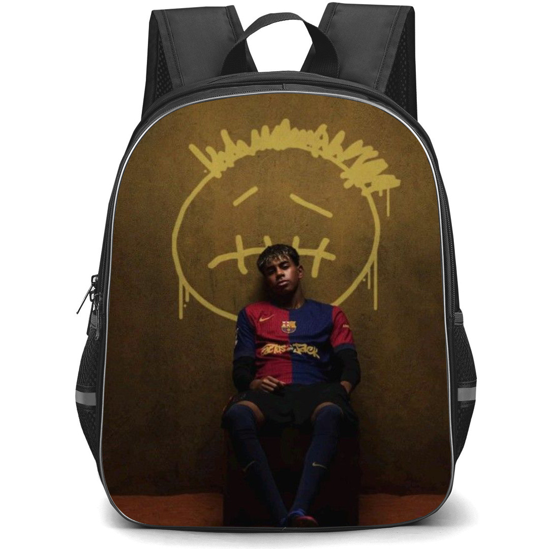 Lamine Yamal Backpack StudentPack - Lamine Yamal Sitting Poster