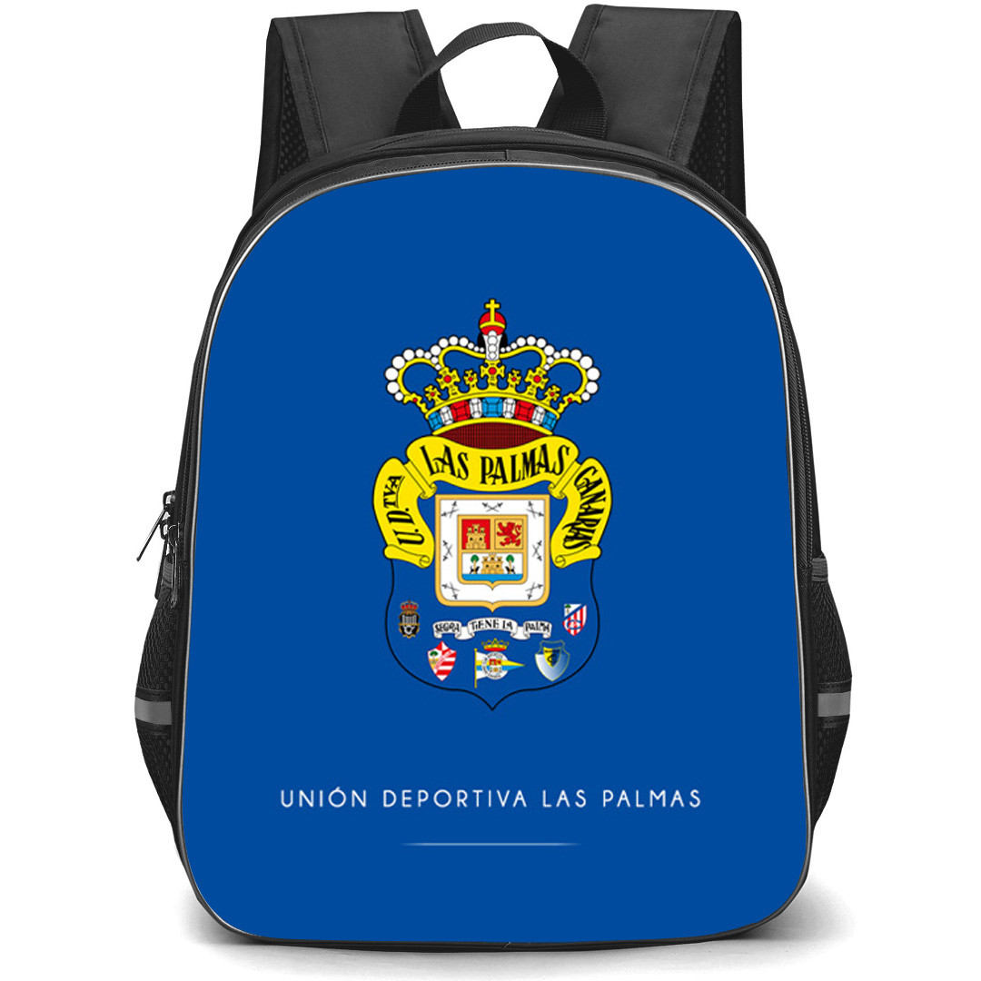 Las Palmas UD Backpack School Bag StudentPack - Las Palmas UD Logo On Blue Background Football Club
