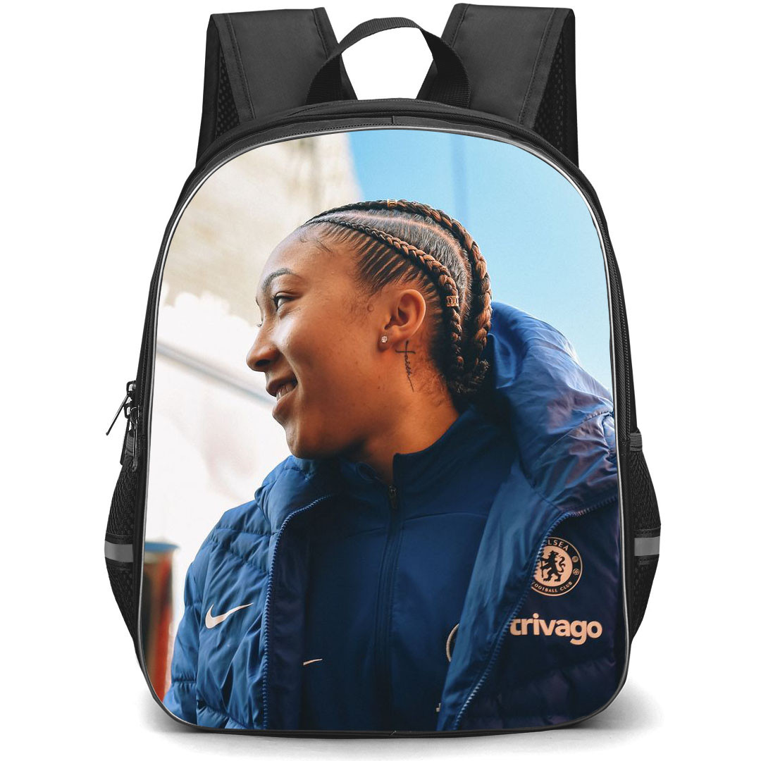 Lauren James Backpack StudentPack - Lauren James England Women's National Football Side Portrait Poster
