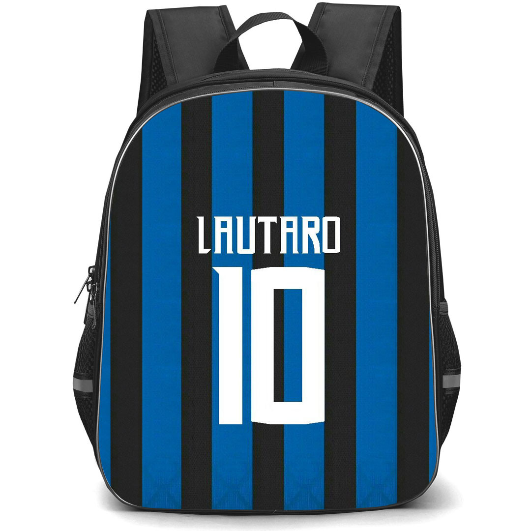 Lautaro Martinez Backpack StudentPack - Lautaro Martinez Inter Milan No. 10 Jersey