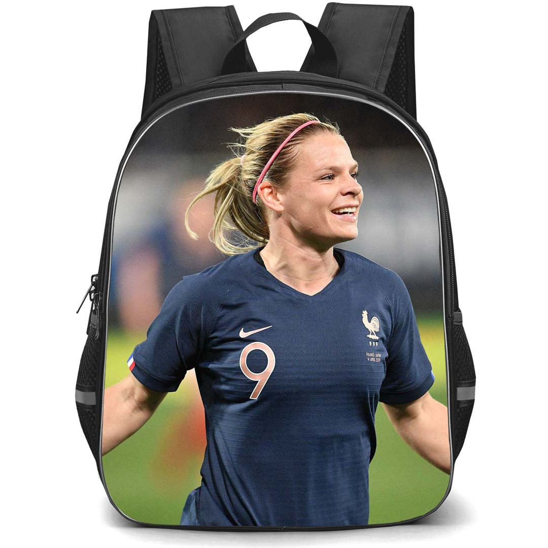 Eugenie Le Sommer Backpack StudentPack - Eugenie Le Sommer France Women's National Football Celebration Poster
