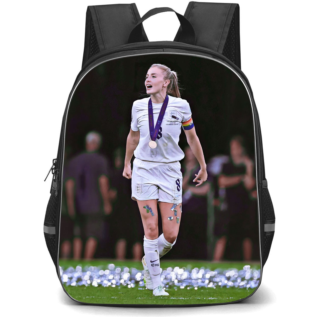 Leah Williamson Backpack StudentPack - Leah Williamson England Women's National Football Wearing Medel Poster