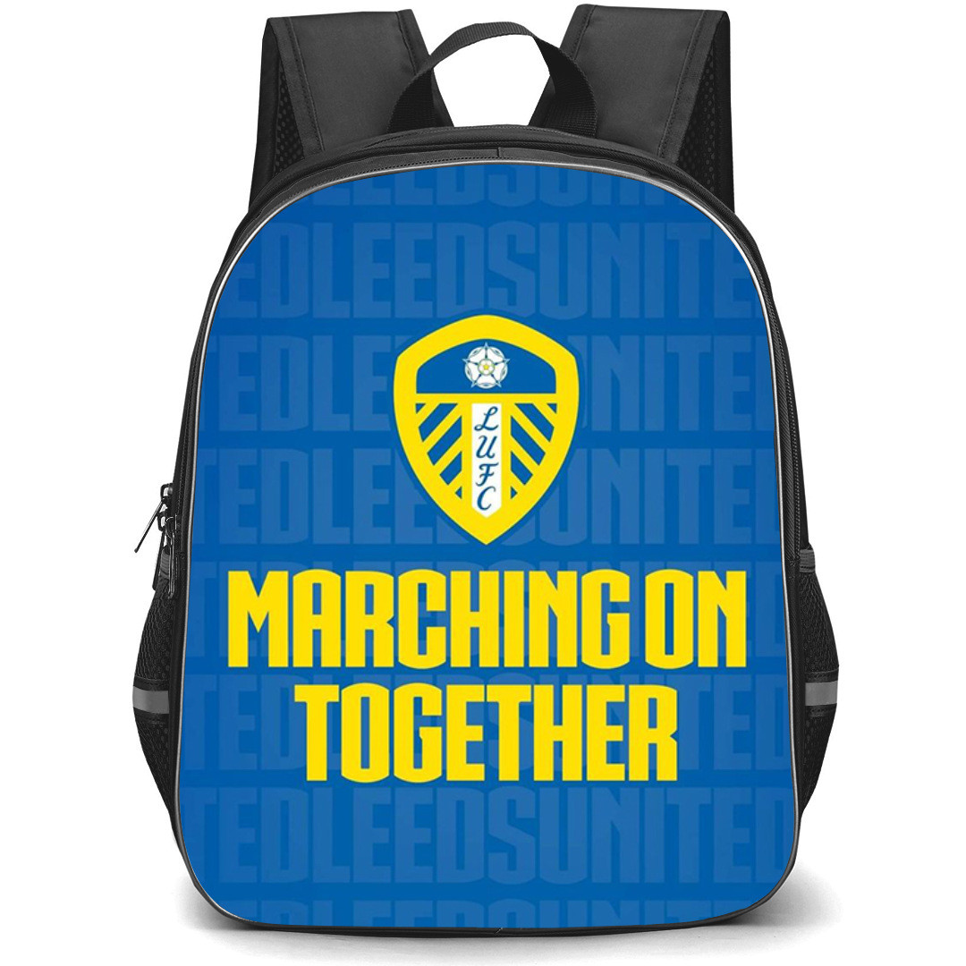 Leeds United Backpack StudentPack - Leeds United Marching On Together Poster