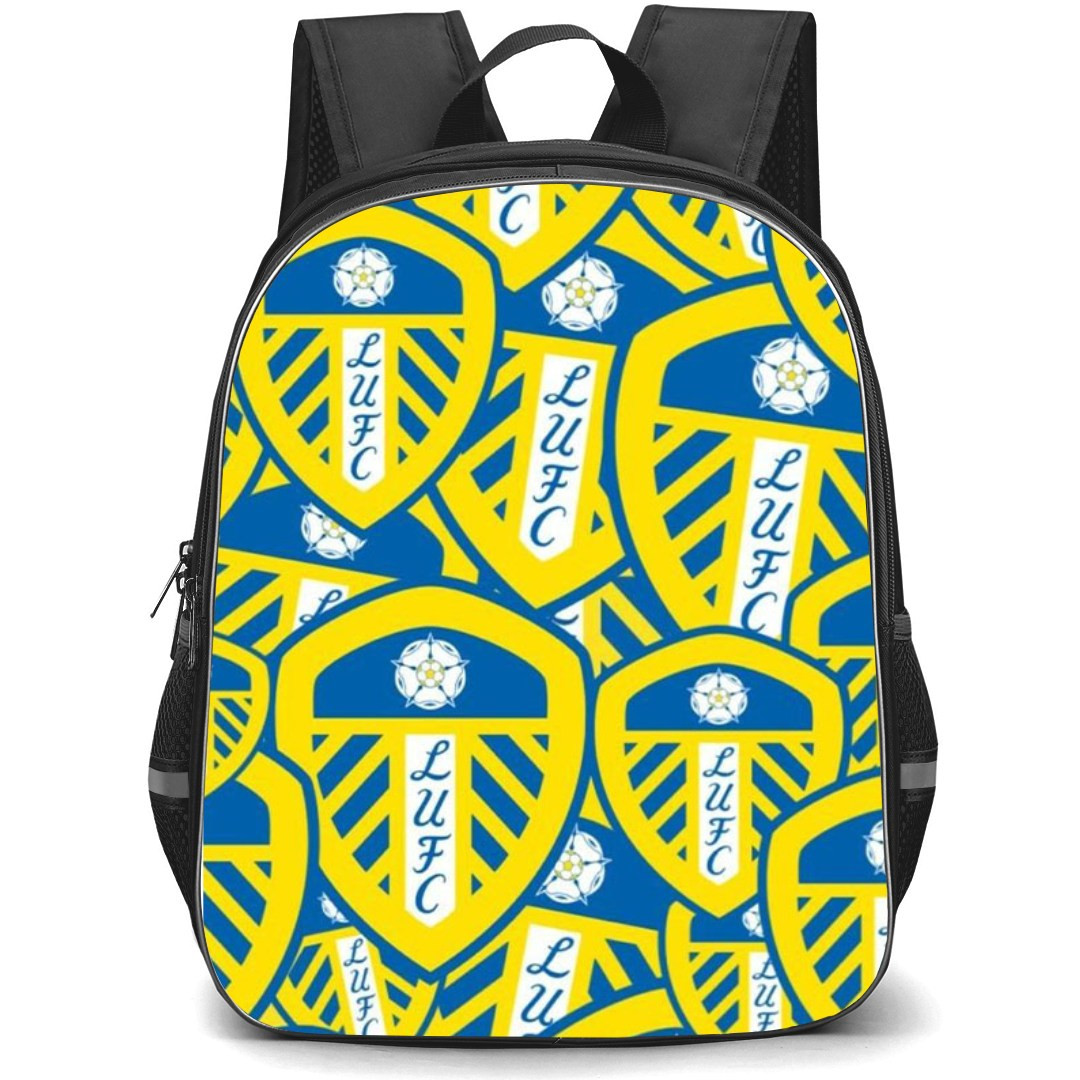 Leeds United Backpack StudentPack - Leeds United Team Logo Sticker Mania Poster