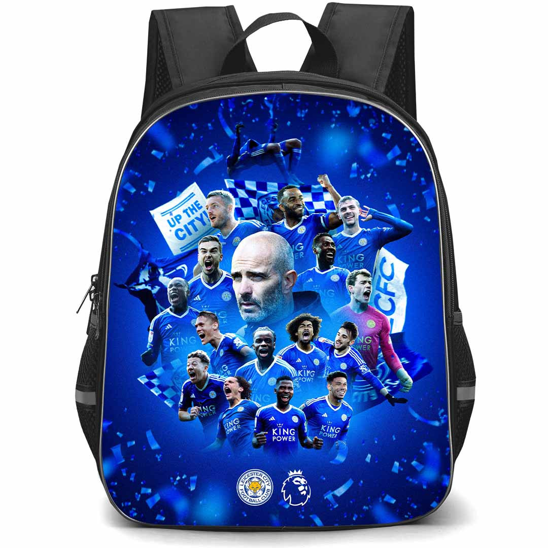 Leicester City FC School Backpack StudentPack - Leicester City FC Are Back in The Premier League Poster