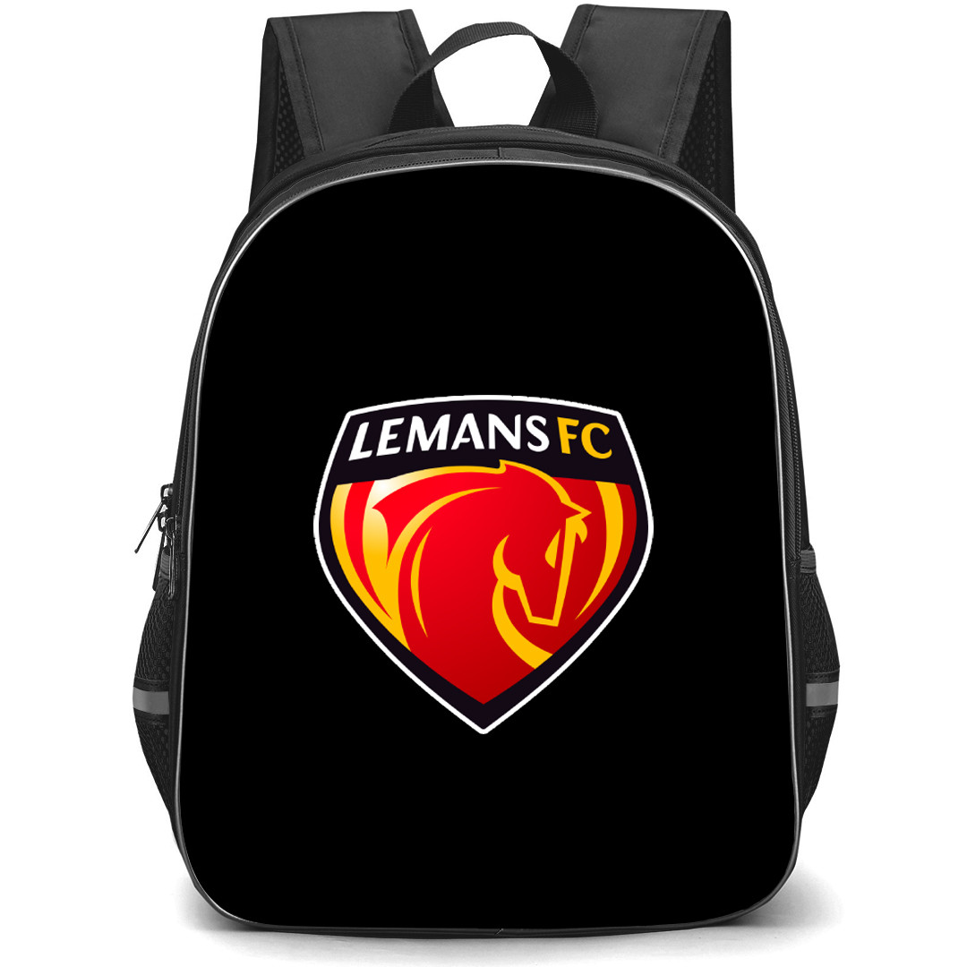 Le Mans FC Backpack School Bag StudentPack - Large Logo Football Club