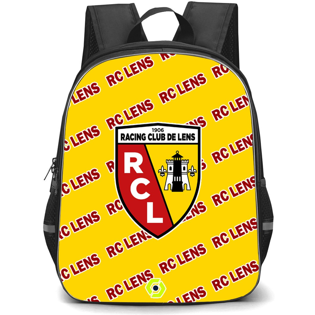 RC Lens Football Club Backpack StudentPack - Lens Football Club Medley Monogram Wordmark