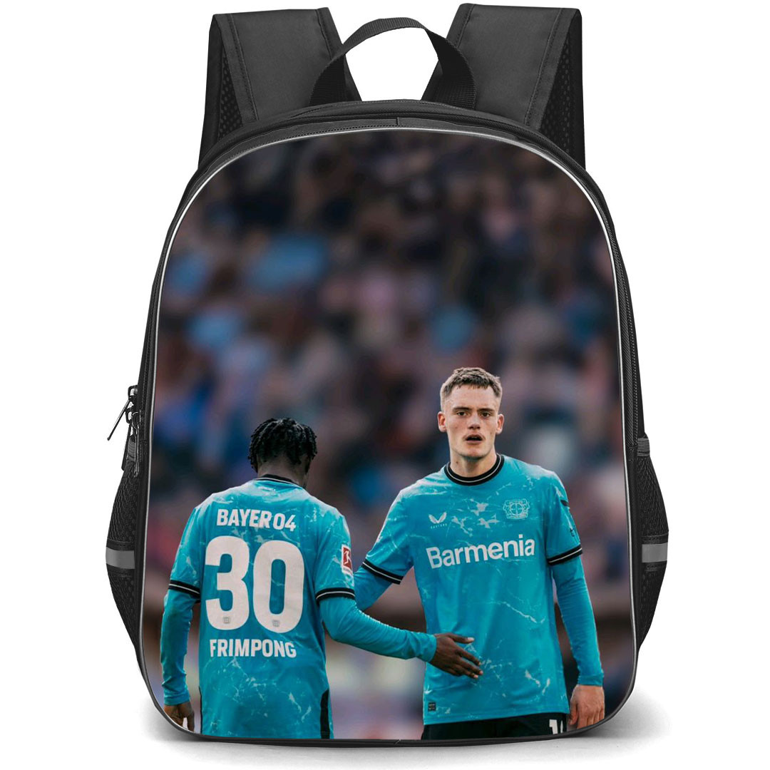 Bayer 04 Leverkusen School Backpack StudentPack - Bayer 04 Leverkusen Frimpong And Wirtz Poster