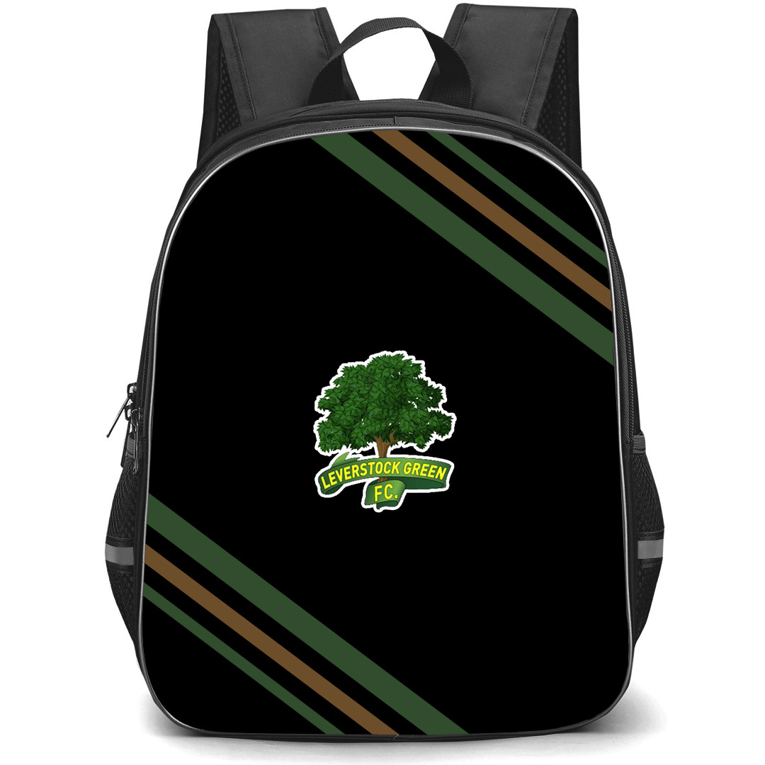 Leverstock Green Football Club Backpack School Bag StudentPack - Leverstock Green Football Club Large Logo With Stripe