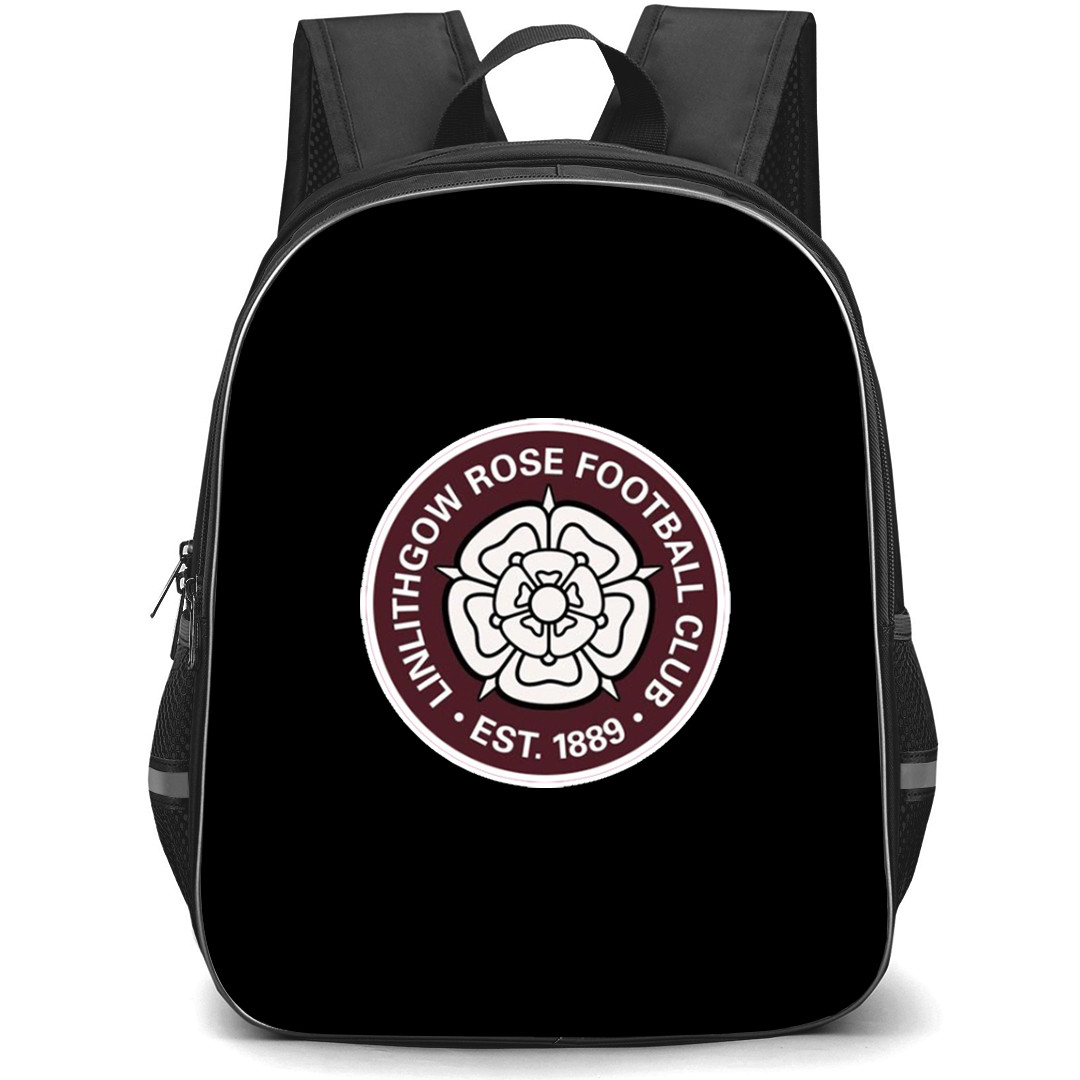 Linlithgow Rose Backpack School Bag StudentPack - Large Logo Football Club