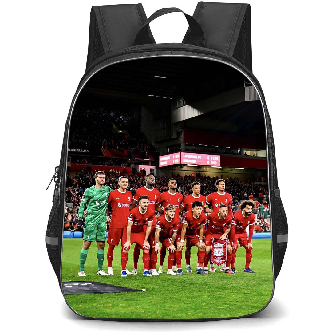 Liverpool F.C. School Backpack StudentPack - Liverpool F.C. Brentford Vs Liverpool Matchday 2024 Team Picture