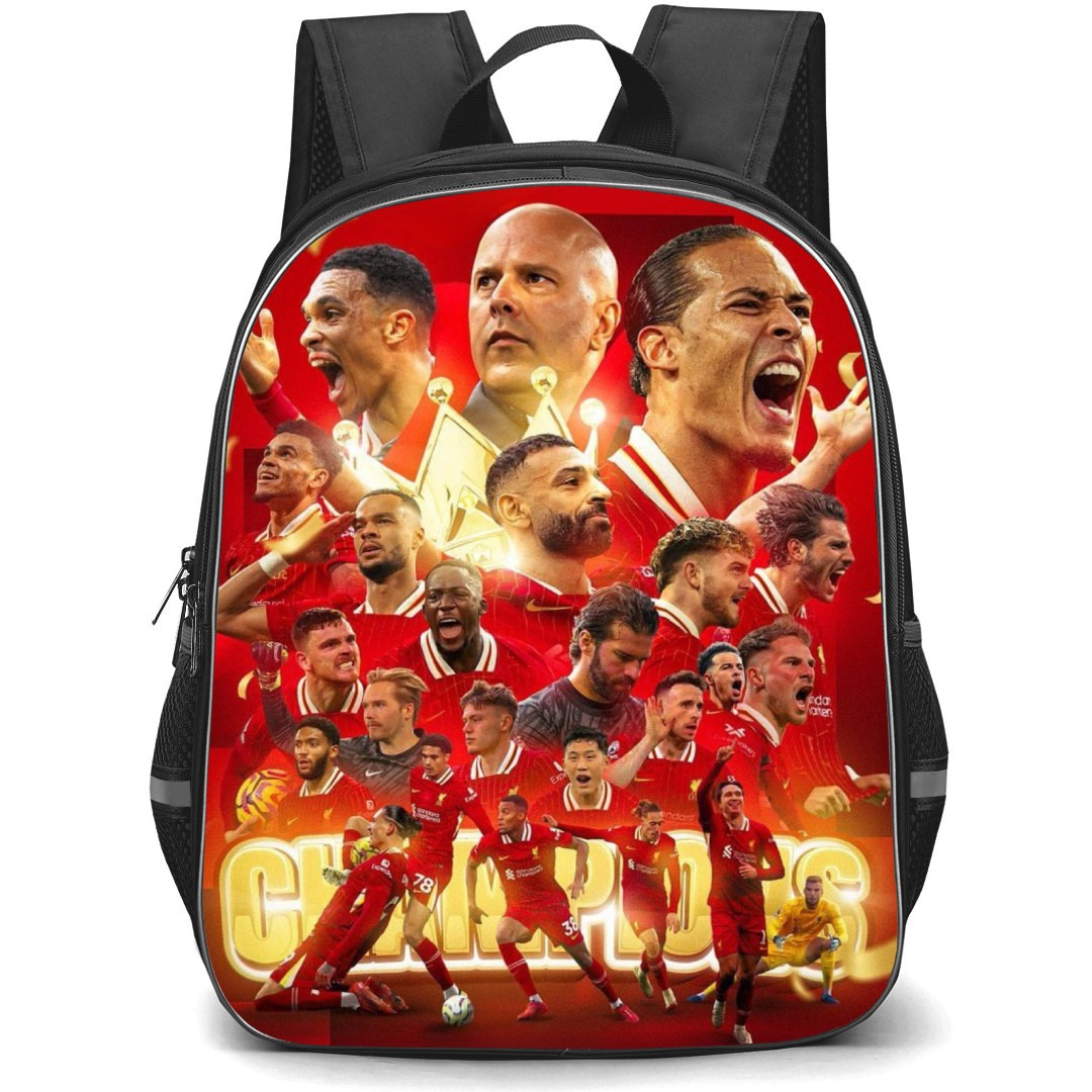 Liverpool FC Backpack StudentPack - Liverpool FC Champions Fan Art Poster
