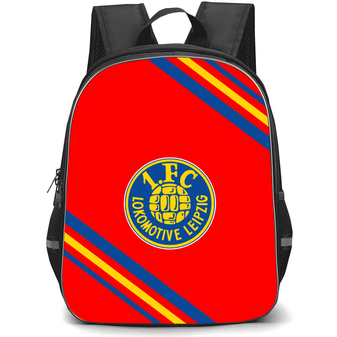 Lokomotive Leipzig Football Club Backpack School Bag StudentPack - Large Logo With Stripe