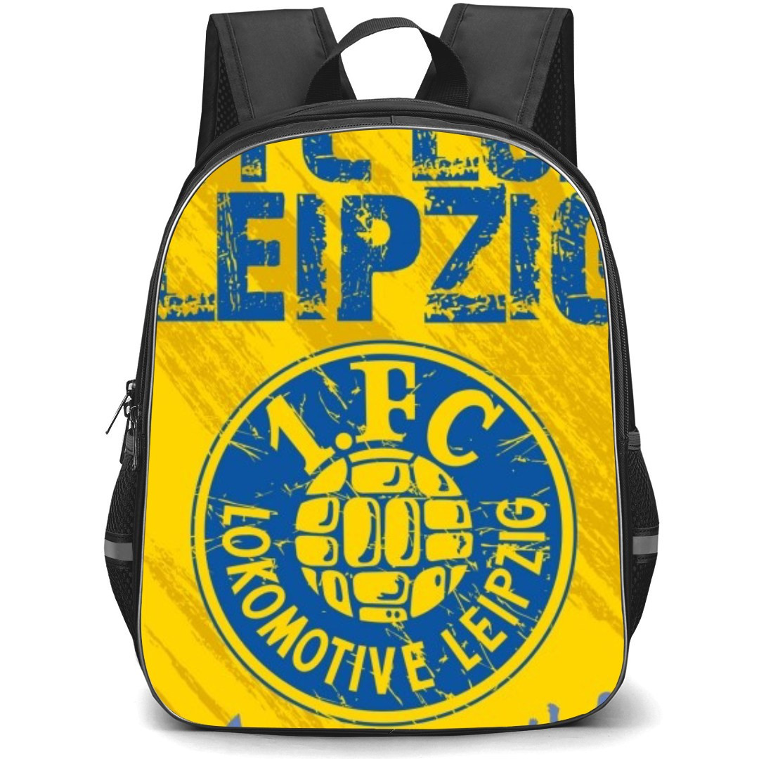 Lokomotive Leipzig Football Club Backpack School Bag StudentPack - Logo In Grunge Poster