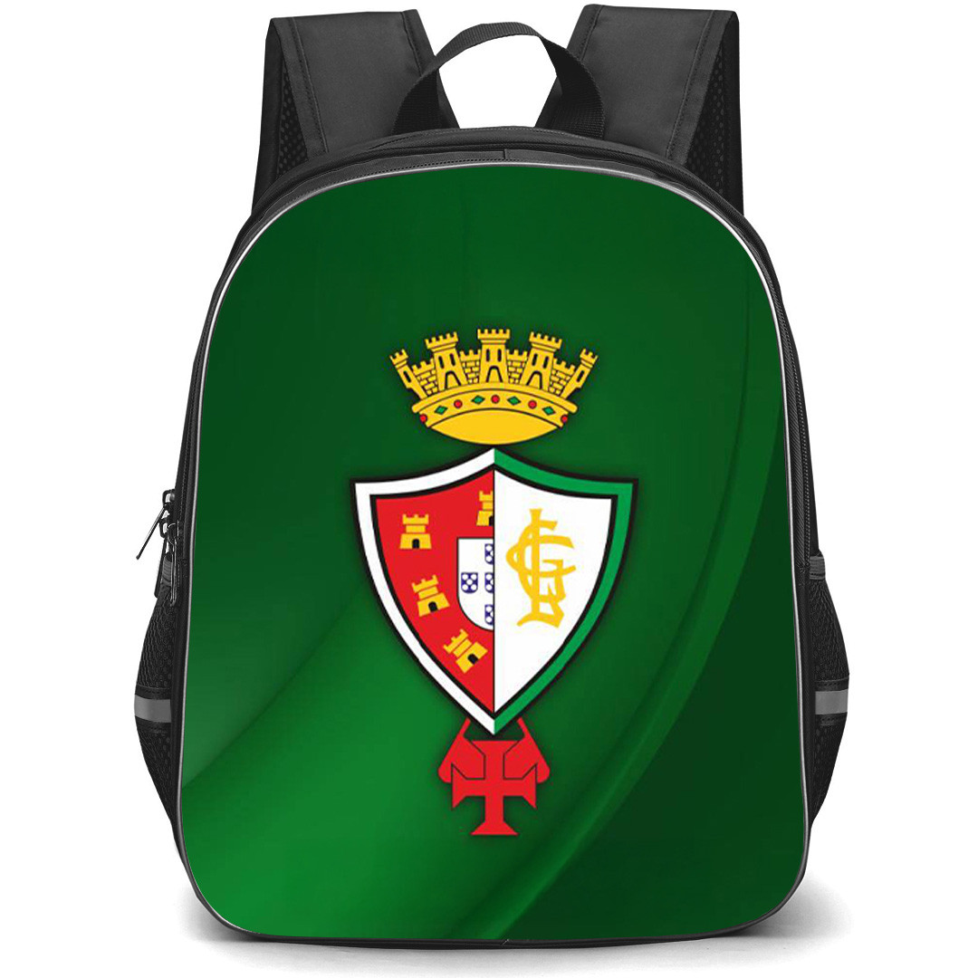 Lusitano GC Backpack School Bag StudentPack - Lusitano GC Logo On Green Background