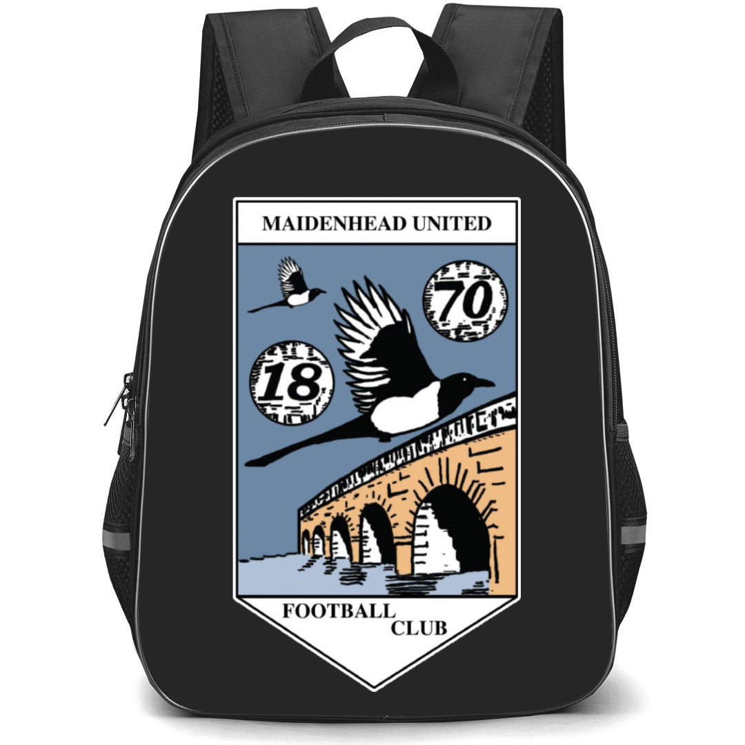 National League North Maidenhead United Backpack School Bag StudentPack - Logo Illustration Poster Art