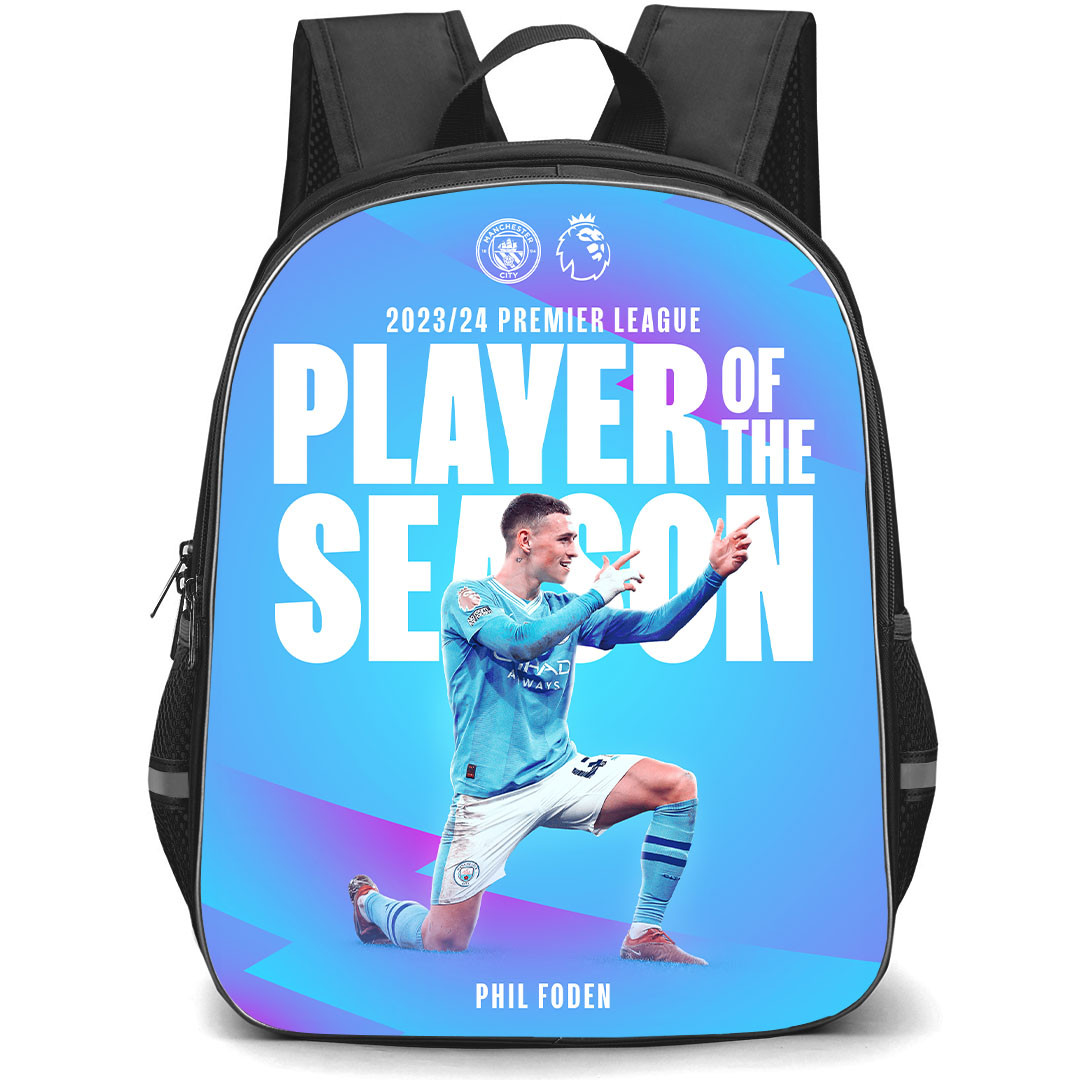 Manchester City F.C. Phil Foden School Backpack StudentPack - Phil Foden Player of The Season 2023-24 PL