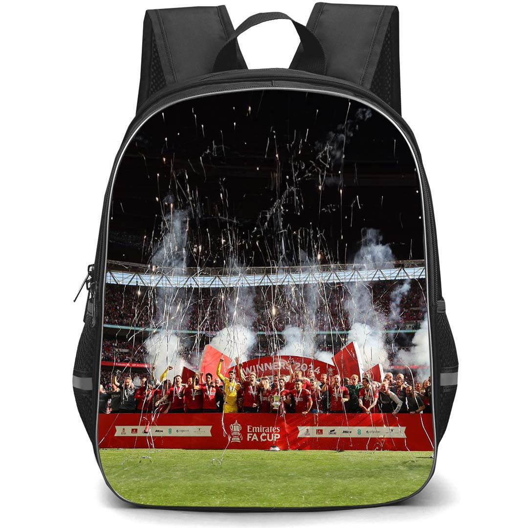 Manchester United F.C. School Backpack StudentPack - Man United FA Winner 2024 Group Picture