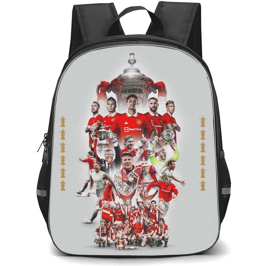 Manchester United F.C. Backpack StudentPack - Manchester United F.C. The FA Cup Champion Poster