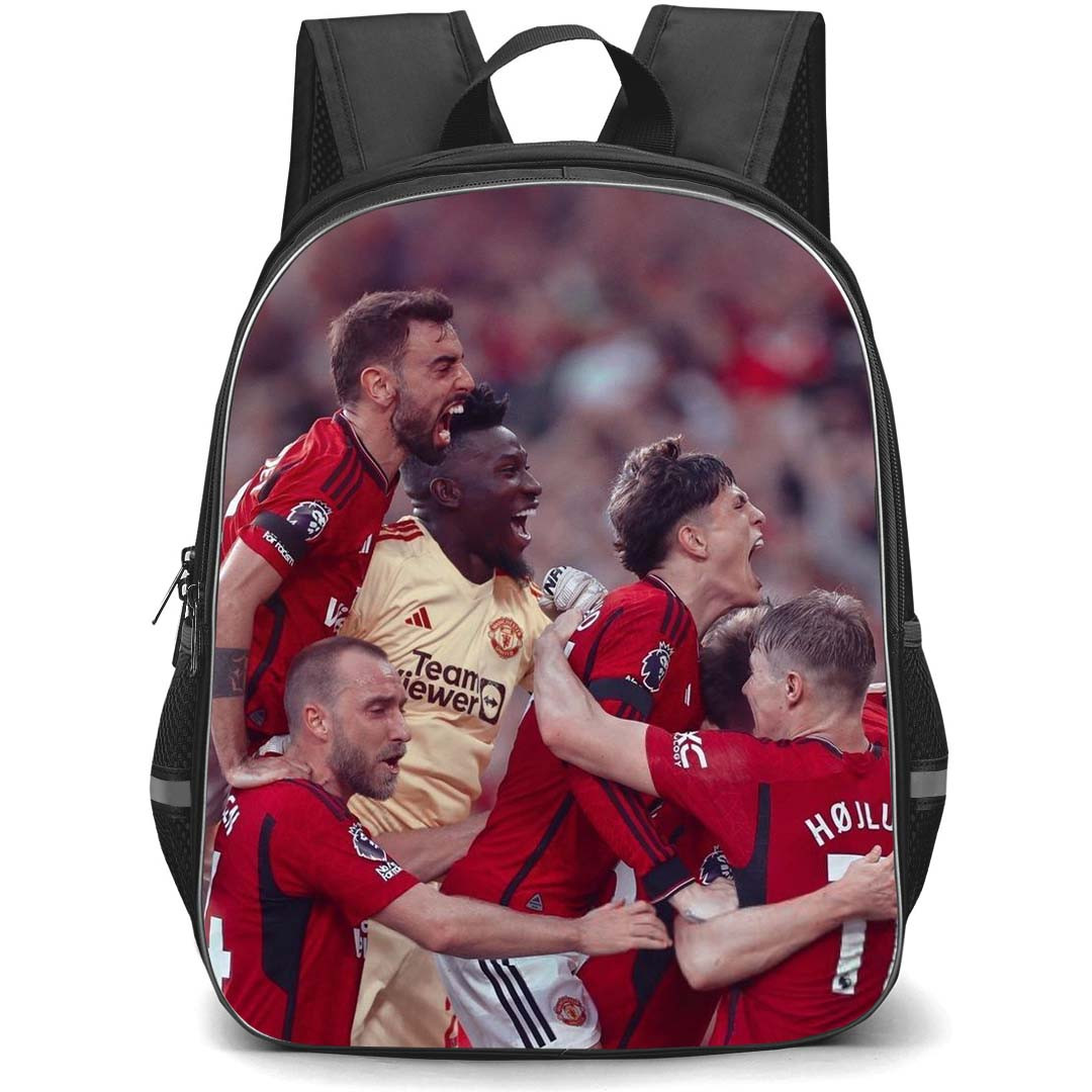 Manchester United F.C. School Backpack StudentPack - Manchester United F.C. Team Celebrating Picture