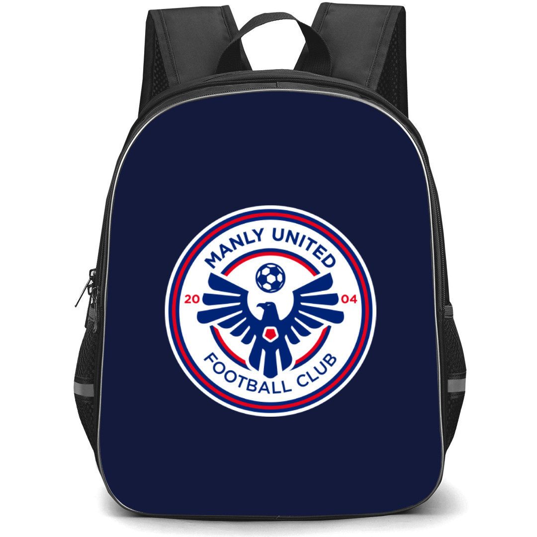Manly United Football Club Backpack School Bag StudentPack - Large Logo