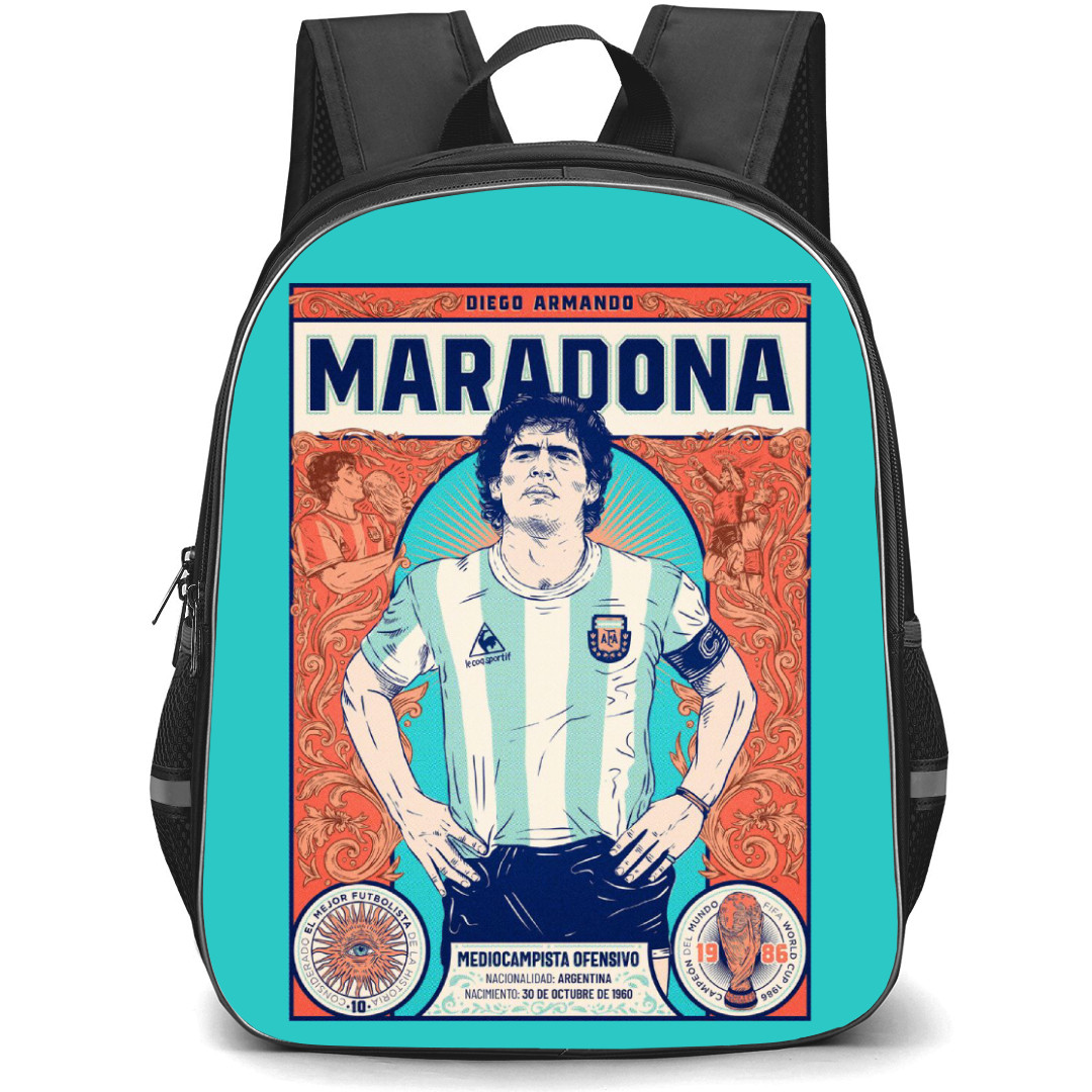 Diego Maradona Backpack StudentPack - Diego Maradona Hands on Waist Poster Art