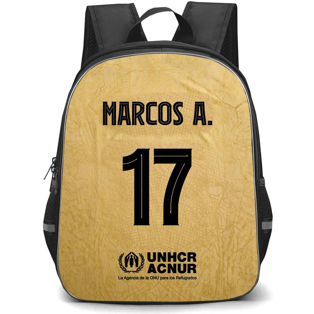 Marcos Alonso Backpack StudentPack - Marcos Alonso FC Barcelona No. 17 Jersey