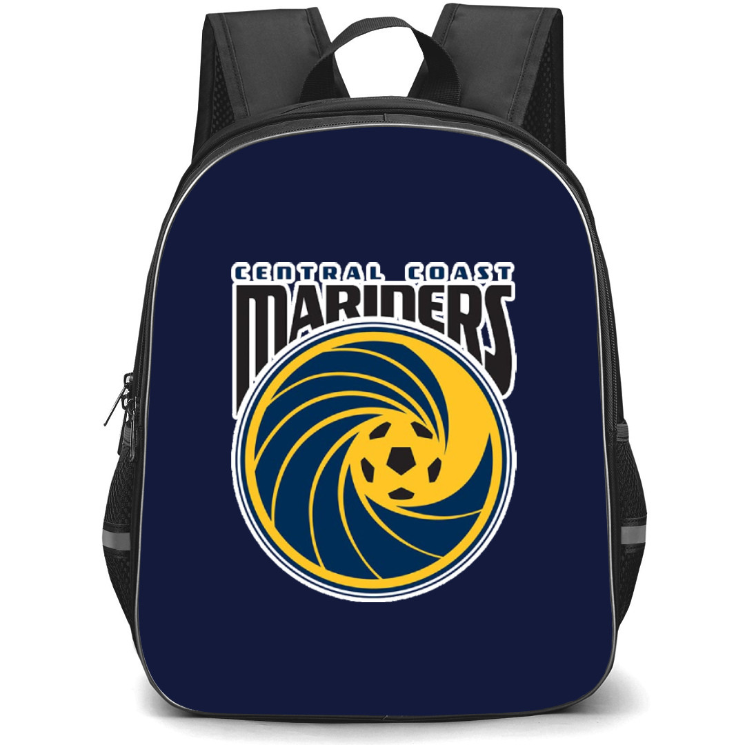 Central Coast Mariners Academy Backpack School Bag StudentPack - Large Logo