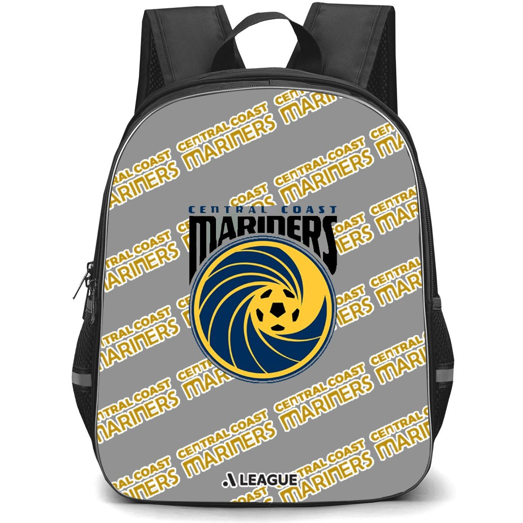 Central Coast Mariners FC Backpack StudentPack - Central Coast Mariners Football Club Medley Monogram Wordmark