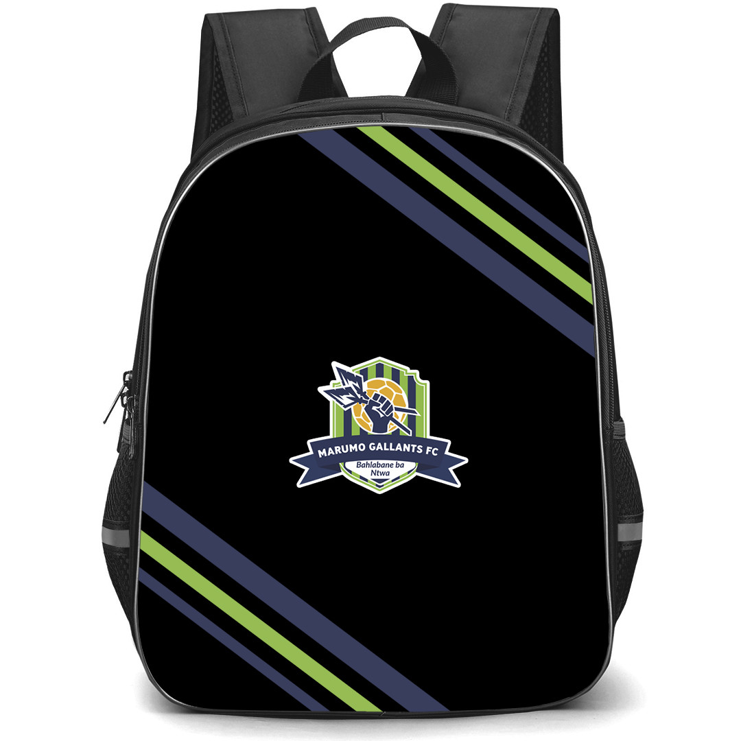 Marumo Gallants Football Club Backpack School Bag StudentPack - Marumo Gallants Football Club Large Logo With Stripe