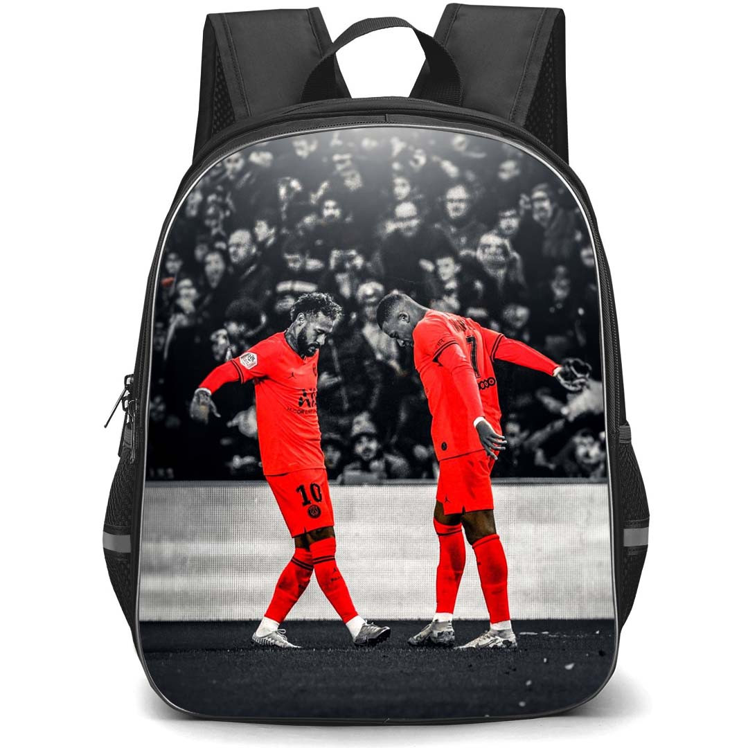 Kylian Mbappe Backpack StudentPack - Kylian Mbappe Paris Saint-Germain Kylian And Nymar Celebration Poster