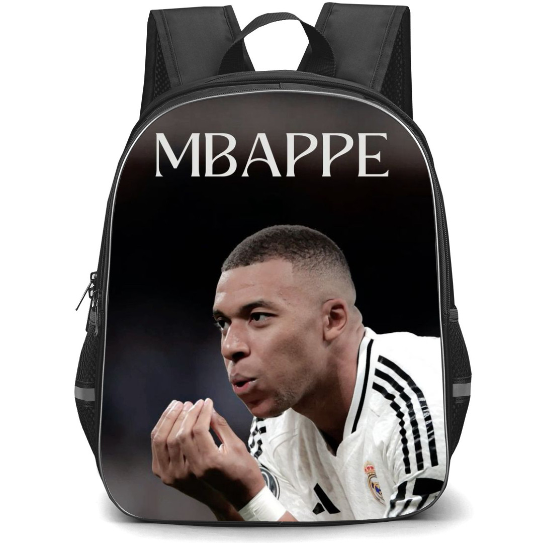 Kylian Mbappe Backpack StudentPack - Kylian Mbappe Celebrating First Goal In UCL For Real Madrid Poster