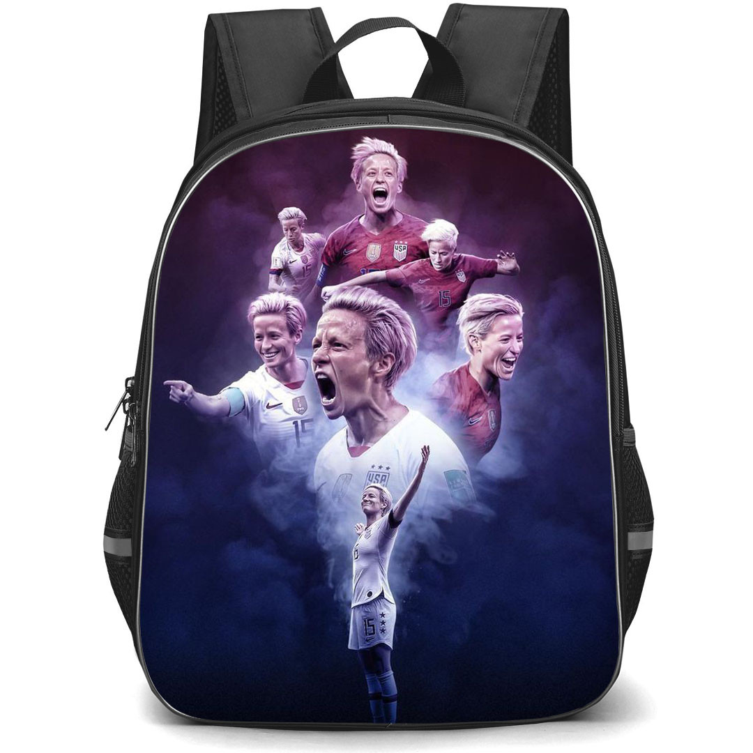 Megan Rapinoe Backpack StudentPack - Megan Rapinoe United States Women's National Football Celebration Moment Poster