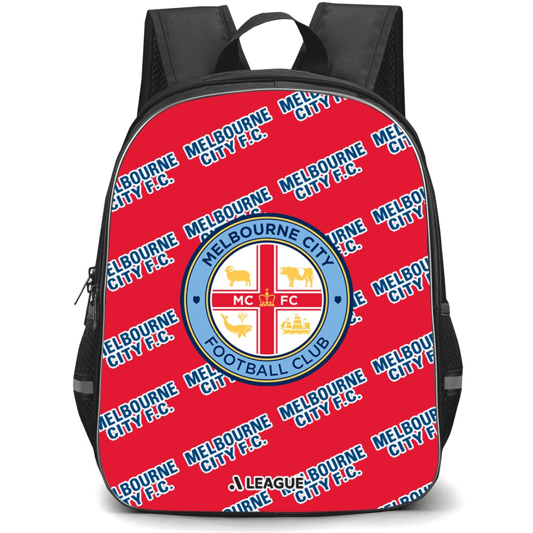 Melbourne City FC Backpack StudentPack - Melbourne Football Club Medley Monogram Wordmark