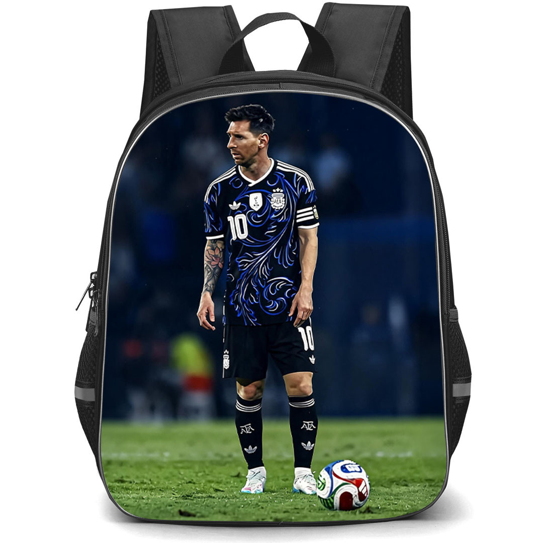 Lionel Messi Backpack School Bag StudentPack - Lionel Messi Argentina National Team 2026 World Cup Away Kit Poster