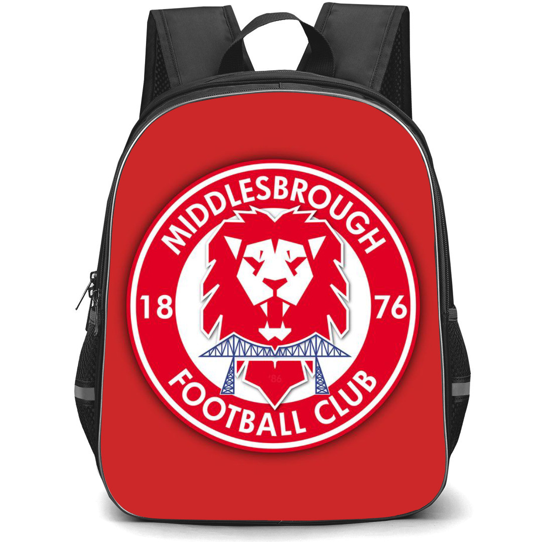 Middlesbrough F.C. Backpack StudentPack - Middlesbrough F.C. Logo On Red Background