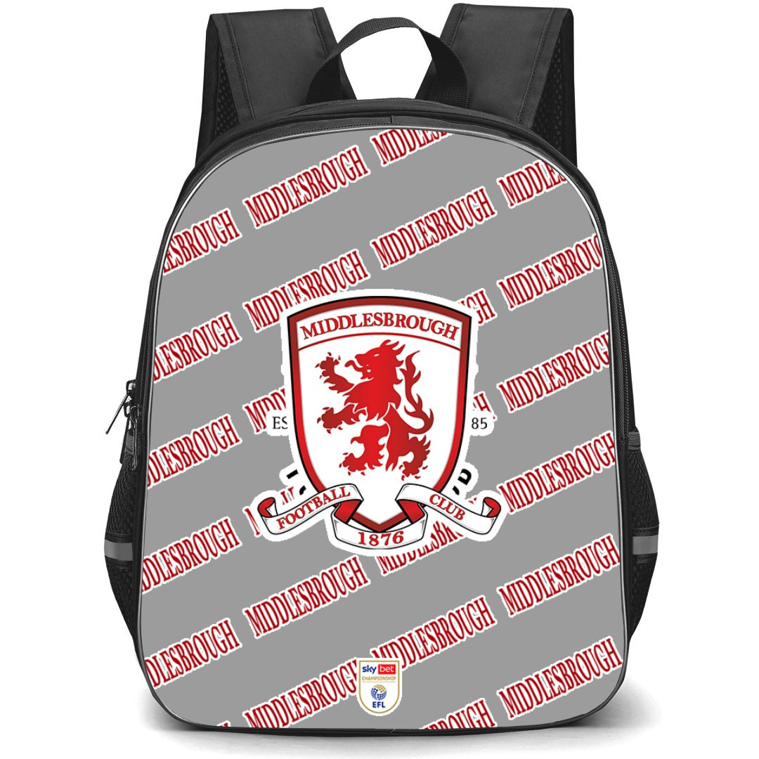 Middlesbrough FC Backpack StudentPack - Middlesbrough Football Club Medley Monogram Wordmark