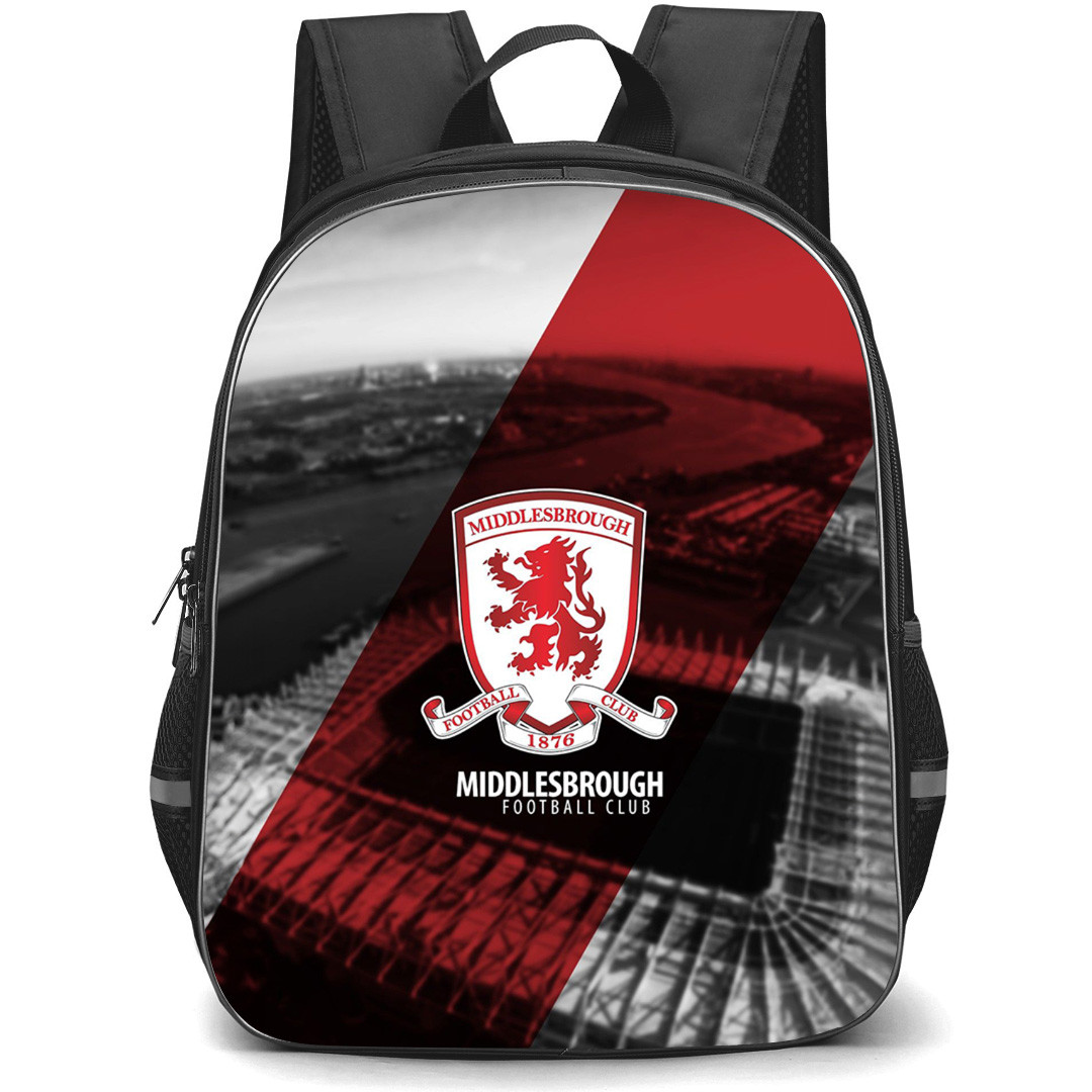 Middlesbrough F.C. Backpack StudentPack - Middlesbrough F.C. Logo Stripe Background