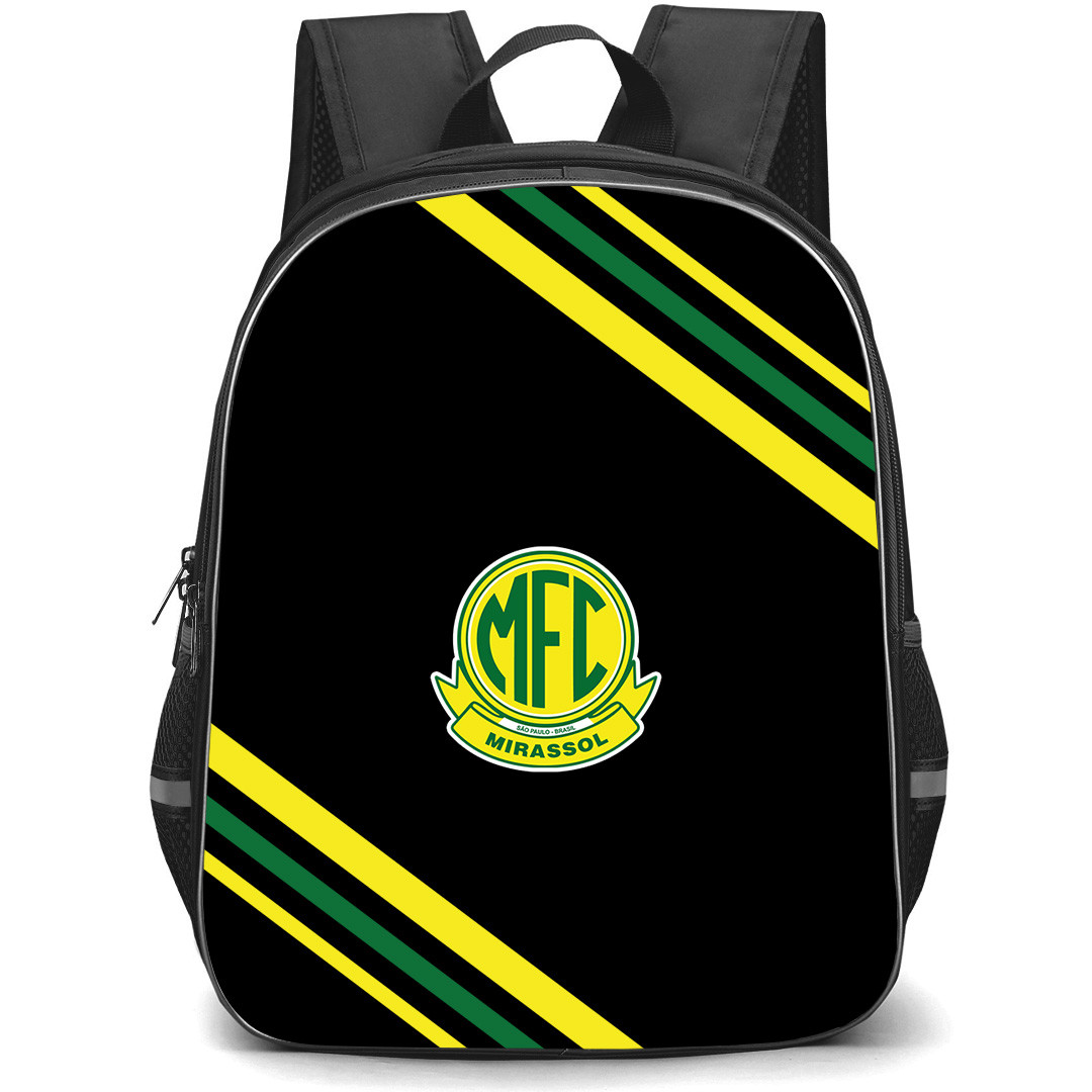Mirassol Futebol Clube Backpack School Bag StudentPack - Mirassol Futebol Clube Large Logo With Stripe