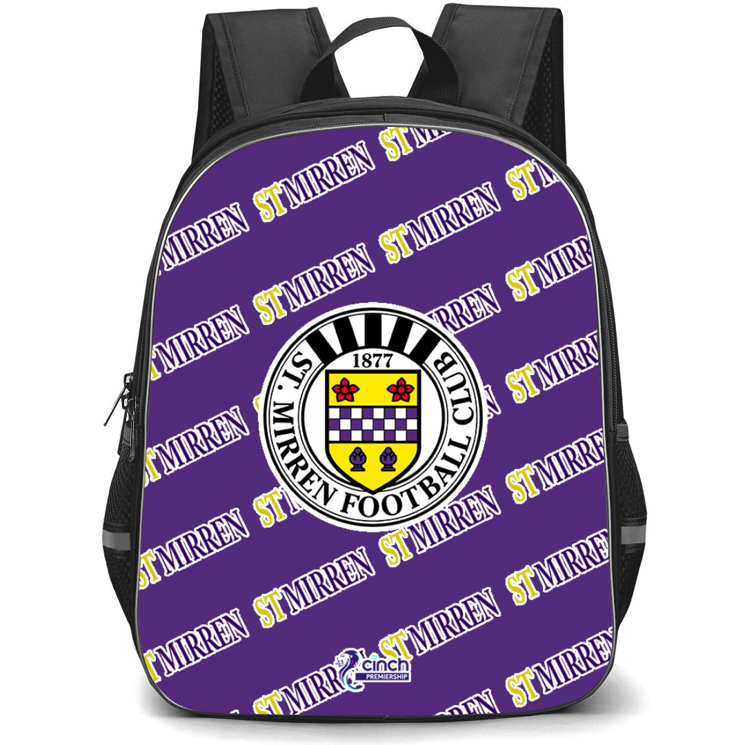 ST Mirren FC Backpack StudentPack - Mirren Football Club Medley Monogram Wordmark