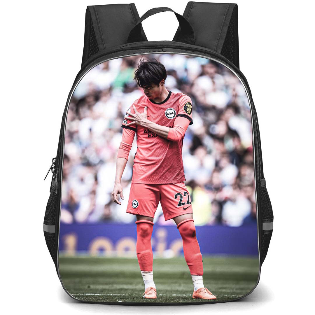 Kaoru Mitoma Backpack StudentPack - Kaoru Mitoma Brighton & Hove Albion F.C. Candid Poster
