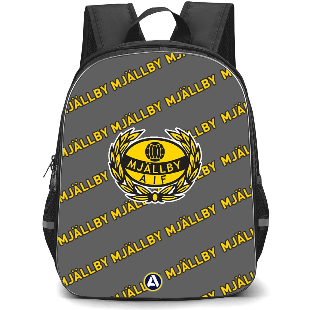 Mmjallby AIF Backpack StudentPack - Mmjallby Football Club Medley Monogram Wordmark